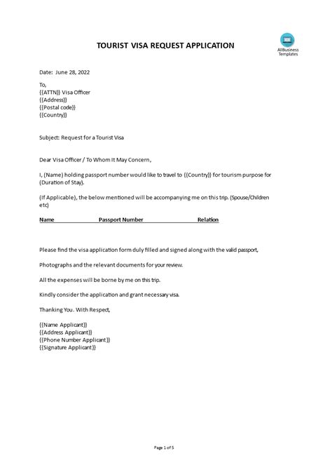 sample letter of intent to return to home country pdf|Sample Tourist Visa Letter .